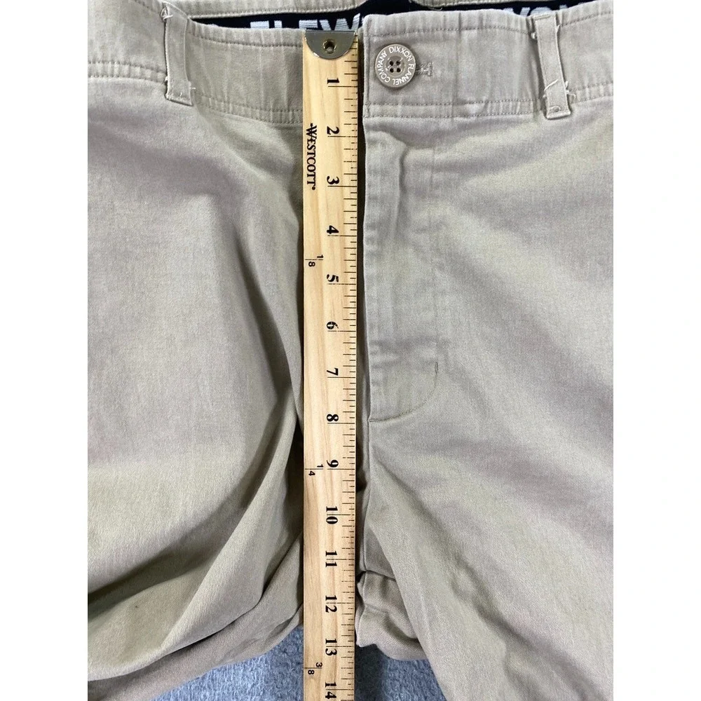 Dixxon D Flex Pants Men 40x32 Khaki Stretch Chino Elastic Waist Straight